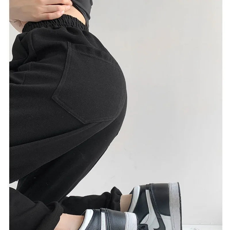 Nouveau Jogging pantalons de survêtement femmes Joggers pantalons de sport mode femme coréen survêtement Pantalon femme
