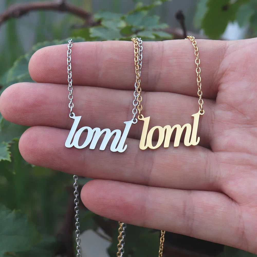 Nouveau 1989 TS version collier réputation chanteur Signature sans peur parler maintenant colliers pour amateur de musique TS inspiré Fan cadeau