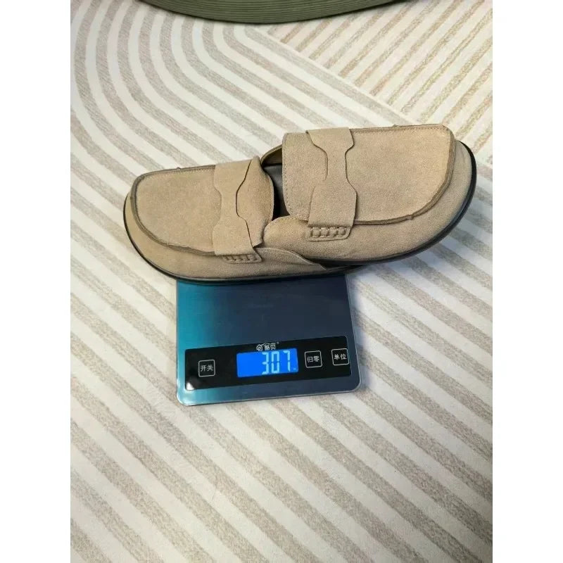 Sandales classiques en daim pour femmes, chaussures d'extérieur antidérapantes et tendance, avec soutien de la voûte plantaire