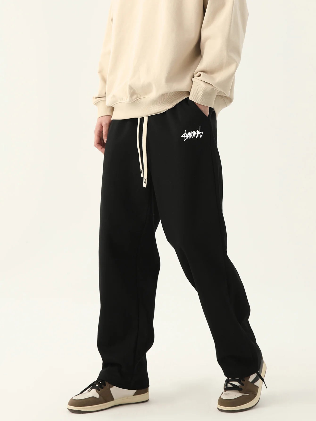 Pantalons de jogging pour hommes pantalons baggy neutres respirants pantalons d'extérieur baggy design de mode pantalons de jogging 2024 nouveaux pantalons de survêtement