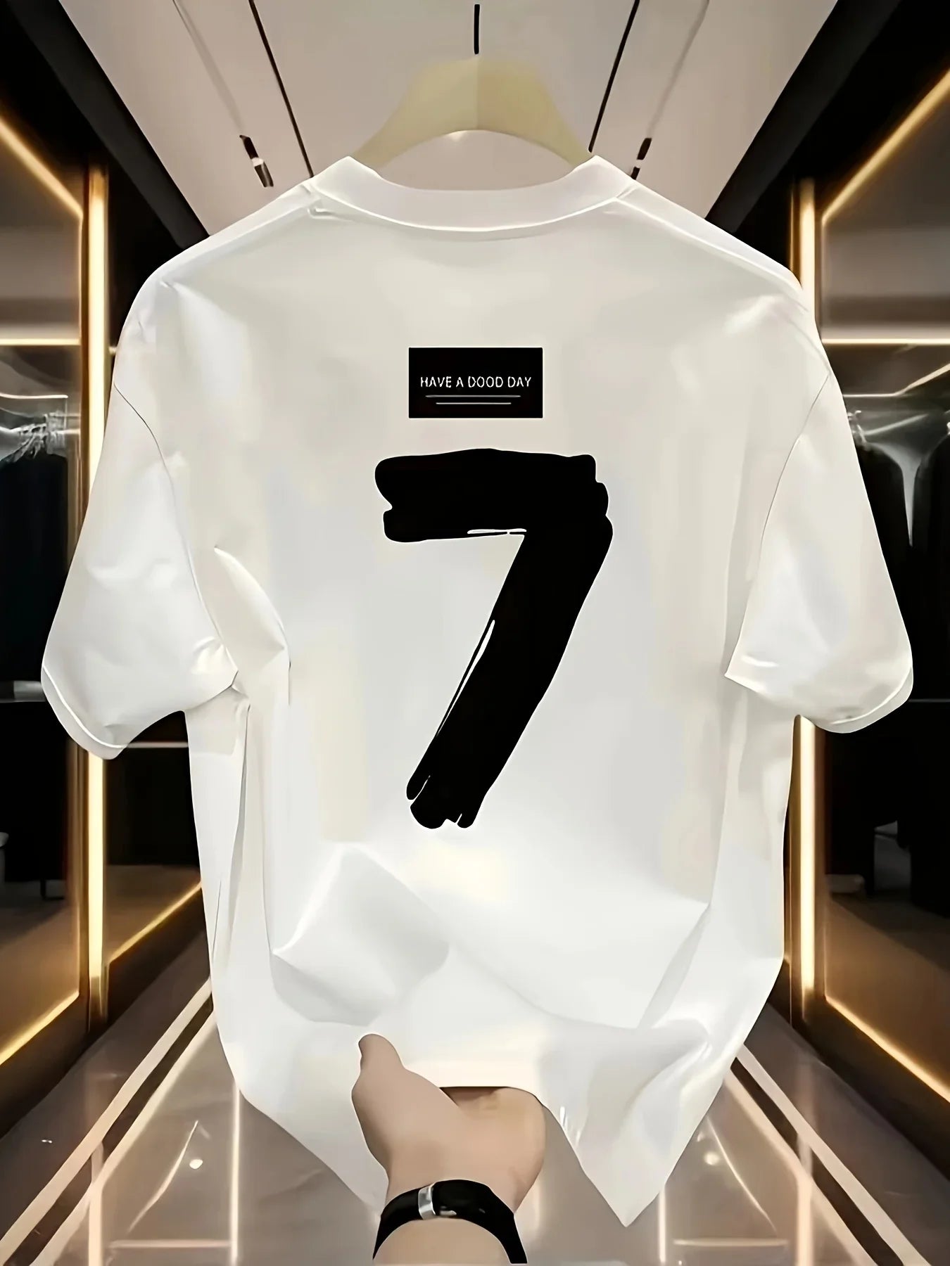 T-shirt à manches courtes et col rond pour hommes, 100% pur coton, à la mode, sport décontracté, ample, motif imprimé, été