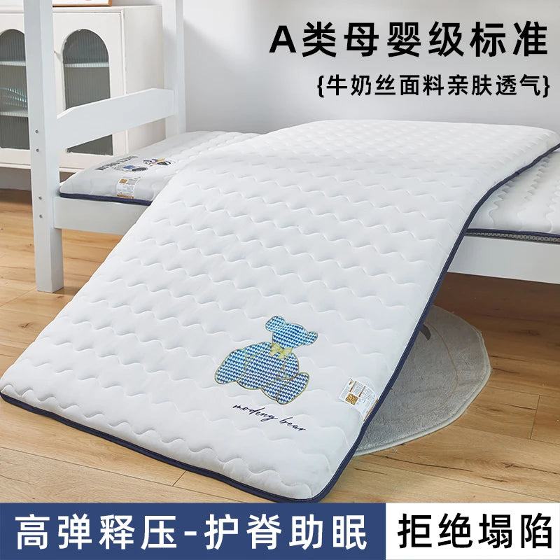 Matelas en latex souple pour usage domestique, tapis de couchage Tatami pour dortoir étudiant, matelas simple en éponge, spécial location, couette.