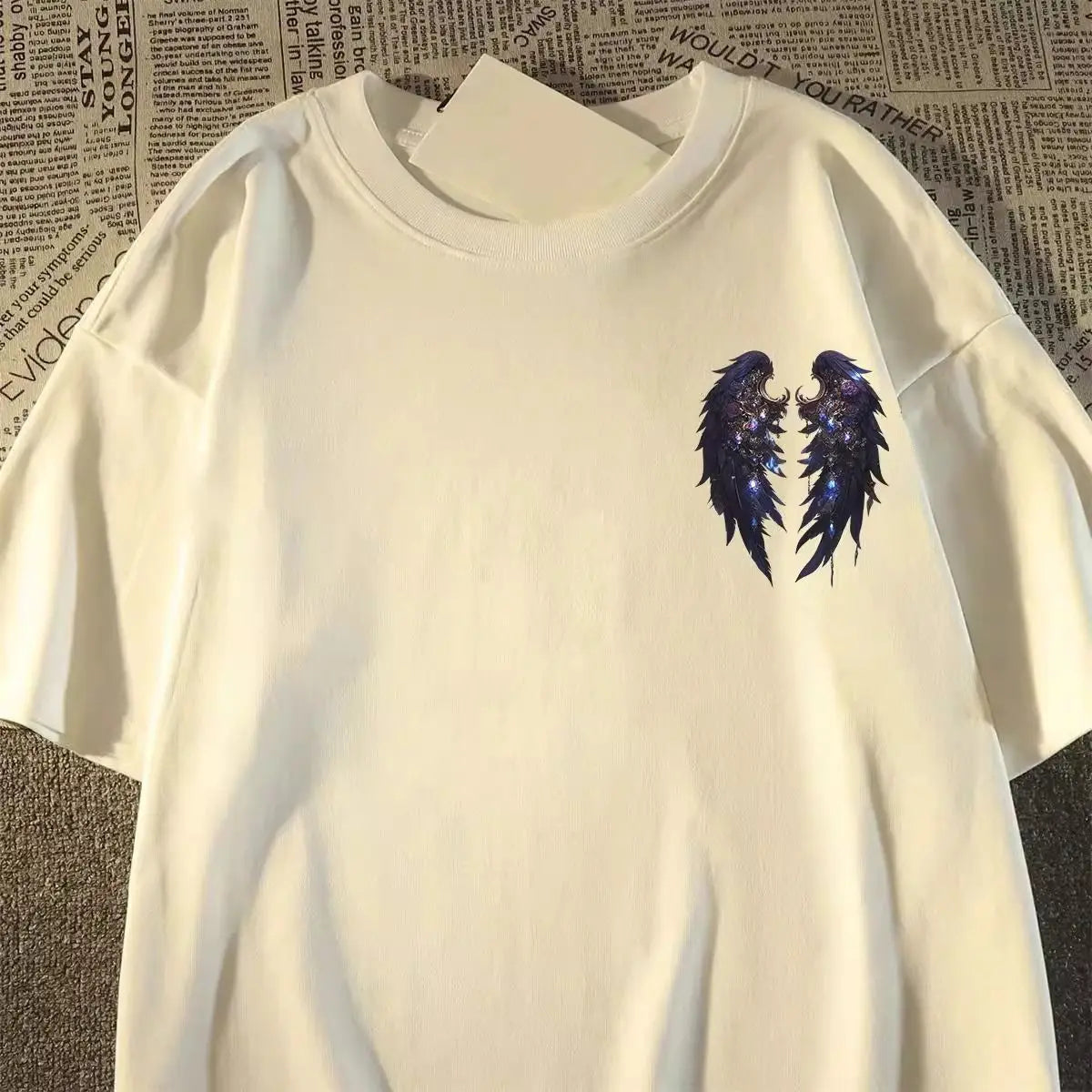 T-shirt à manches courtes pour femmes, pulls esthétiques élégants, t-shirt coréen, graphique en coton, vêtements d'été, mode décontractée