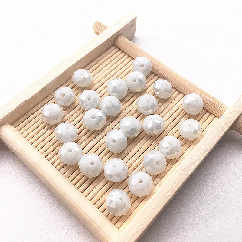Nouveau 4x3/6x4/8x6mm Rondelle autriche perles de verre de cristal à facettes perles d'espacement en vrac fabrication de bijoux à bricoler soi-même pour Bracelet collier