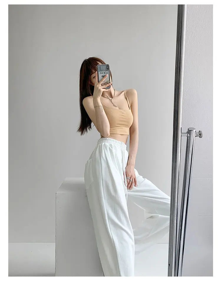 Nouveau Jogging pantalons de survêtement femmes Joggers pantalons de sport mode femme coréen survêtement Pantalon femme