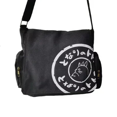 Sac À Bandoulière En Toile Pour Femmes, Sac À Bandoulière De Grande Capacité, Fourre-tout Messager De Dessin Animé, Sacs