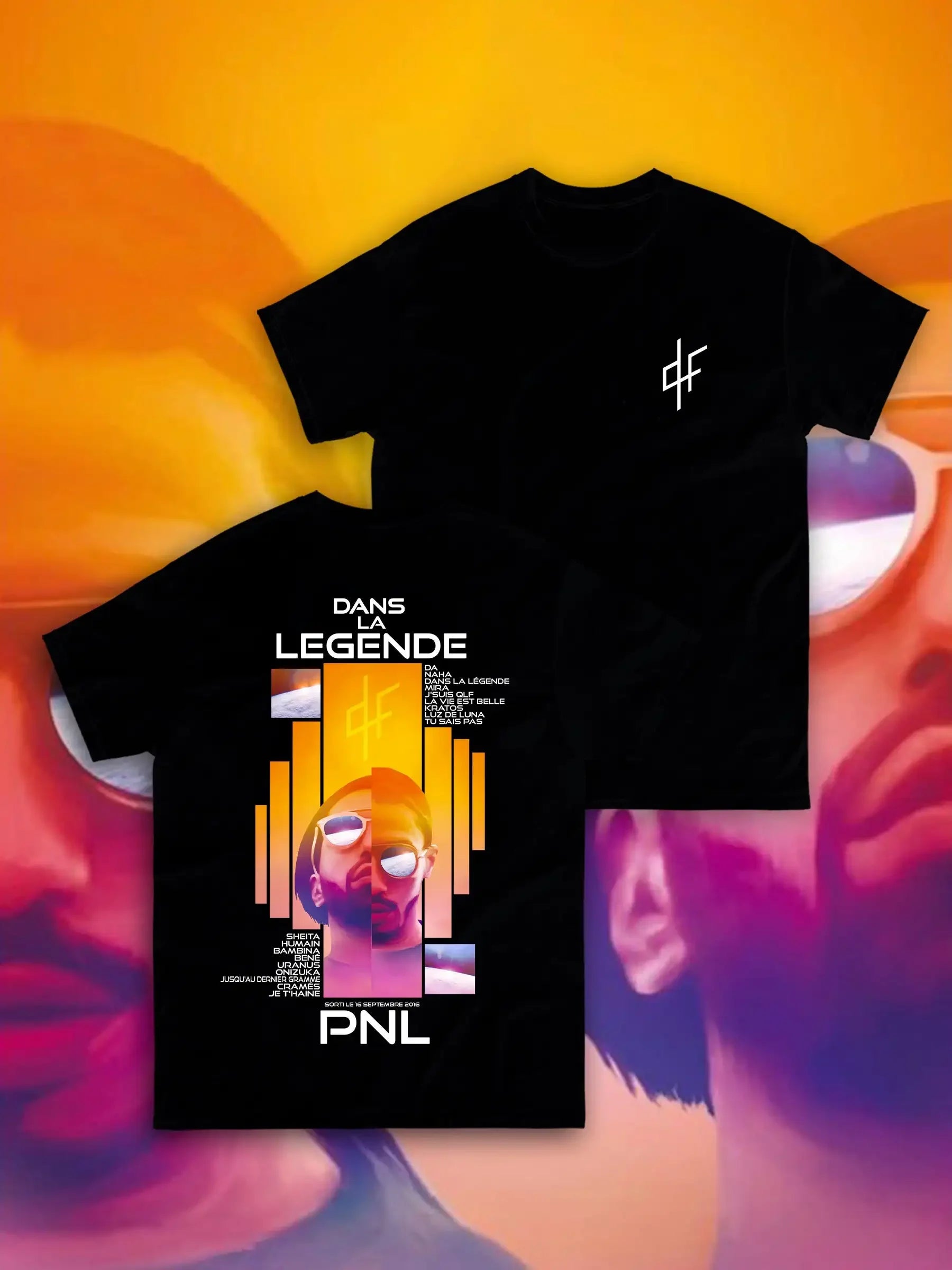 Vêtements pour hommes t-shirt Homme T-Shirts graphiques hommes t-shirt pour hommes Ropa Hombre PNL Album chanteur de Rap français imprimé à manches courtes