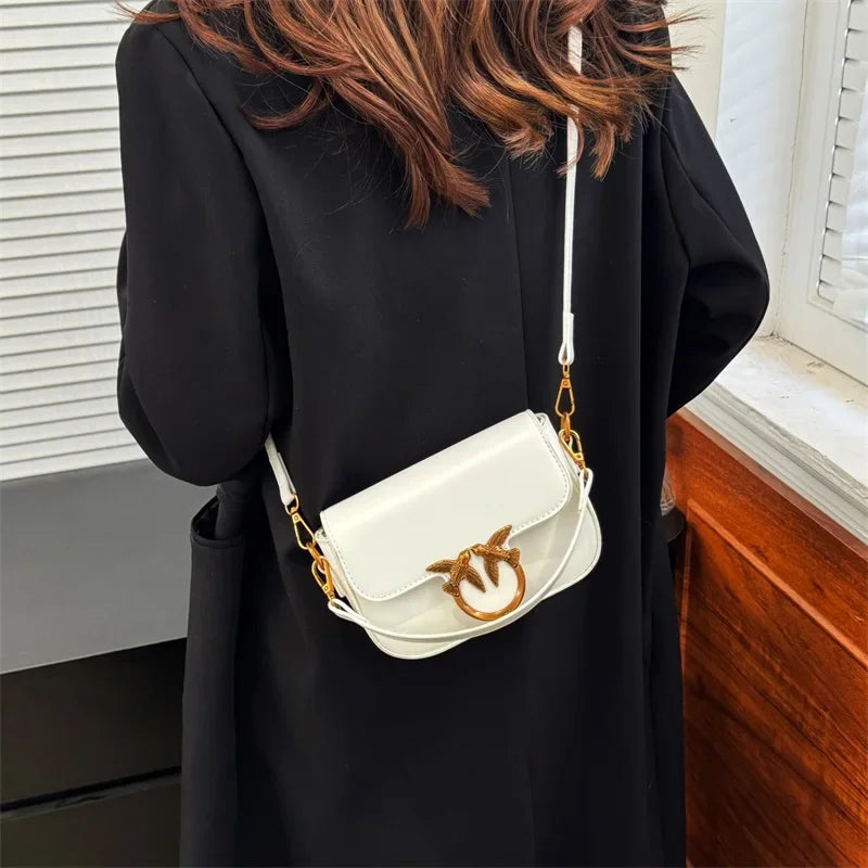 Sac à langer élégant et tendance pour femme, sac bandoulière de luxe, sac fourre-tout en cuir de créateur