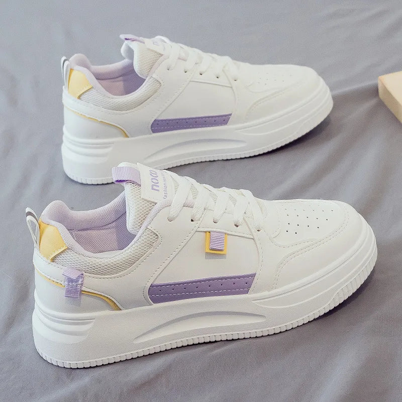 Basket Femme 2026 Nouvelle Collection Chaussures de Sport à Semelle Souple pour Femme, Chaussures Décontractées Haut de Gamme à Semelle Épaisse Printemps-Automne