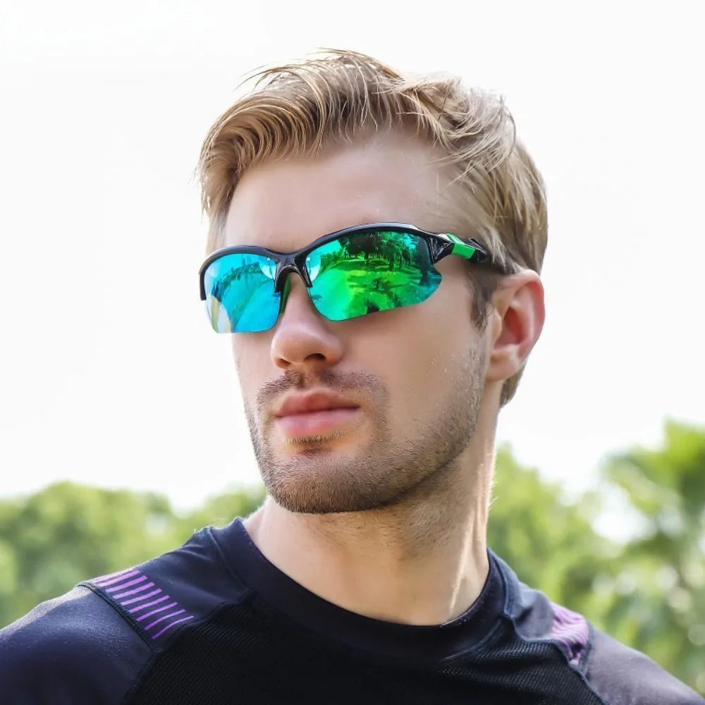 Lunettes de soleil homme sport cyclisme lunettes de soleil lunettes de soleil polarisées pour hommes pêche lunettes de soleil lunettes extérieures légères