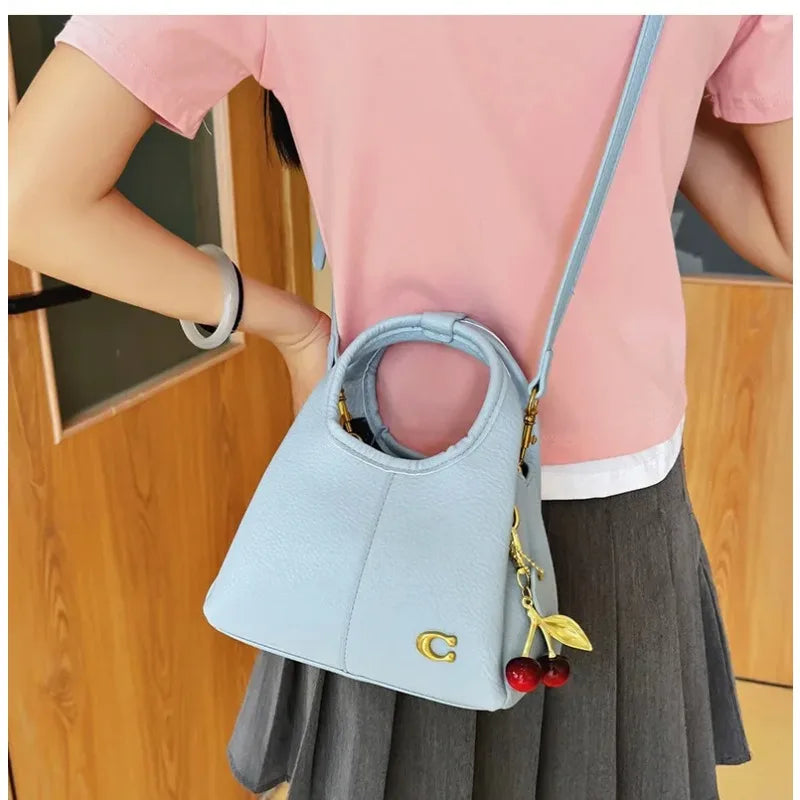 Sac à main polyvalent décontracté, sac de poignet, sac pour femmes, sac de courses, sac à bandoulière rétro pratique, sac seau