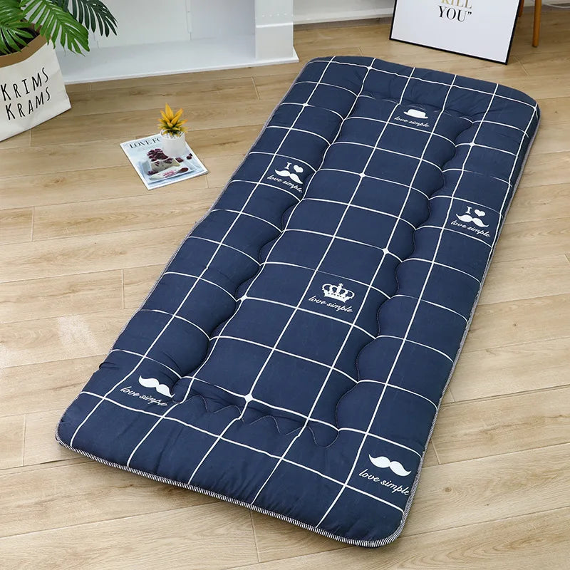Matelas épais pliable simple pour dortoir, Tatami, coussin doux confortable et respirant