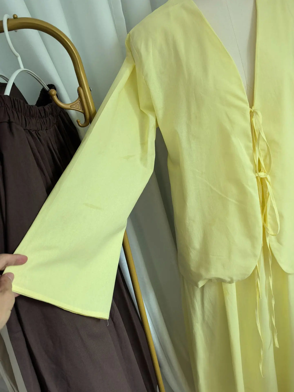 Ensemble deux pièces musulman pour femmes, chemise à lacets, jupe, costumes Ramadan marocain, dubaï, jupes longues, tenues islamiques, Jalabiya Musulman