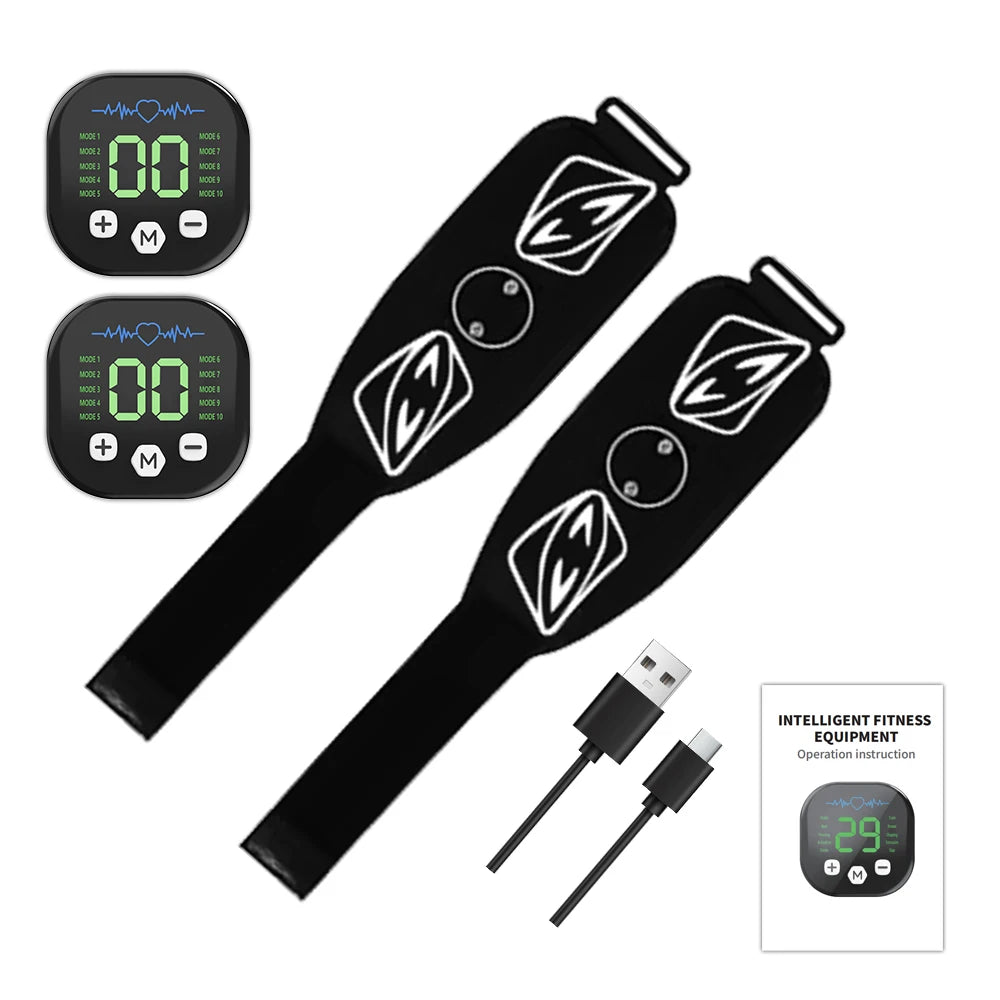 Stimulateur Musculaire EMS, Entraîneur Abdominal, Tonificateur Abdominal, Exercice pour les Bras, le Ventre et les Jambes, Masseur Corporel, Entraînement, Perte de Poids, Brûleur de Graisse, Gym à Domicile