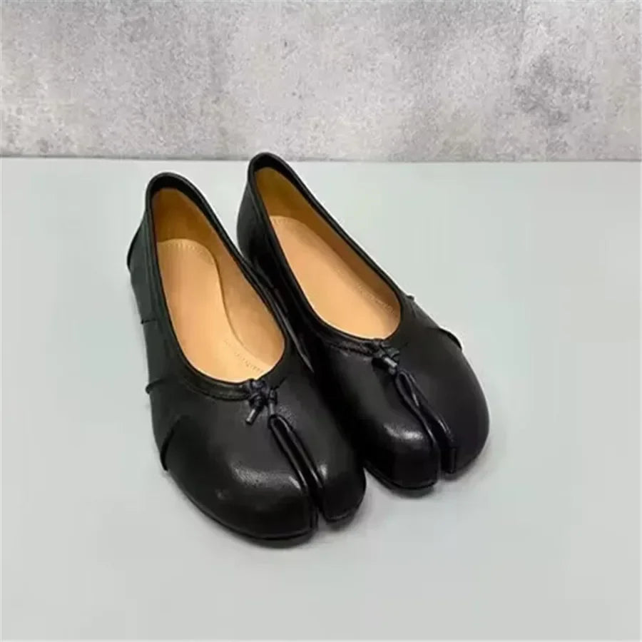 Chaussures de créateur pour femmes, ballerines confortables et tendance, chaussures décontractées à bout fendu pour le printemps, chaussures de danse, baskets, zapatillas