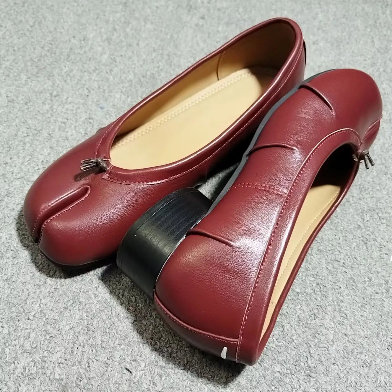Chaussures de créateur pour femmes, ballerines confortables et tendance, chaussures décontractées à bout fendu pour le printemps, chaussures de danse, baskets, zapatillas