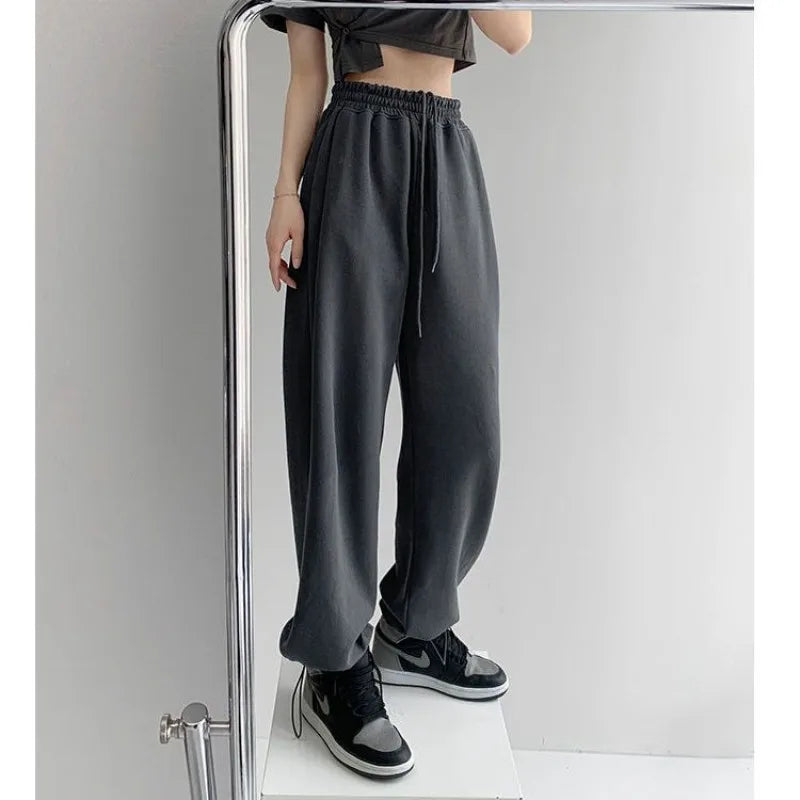 Nouveau Jogging pantalons de survêtement femmes Joggers pantalons de sport mode femme coréen survêtement Pantalon femme