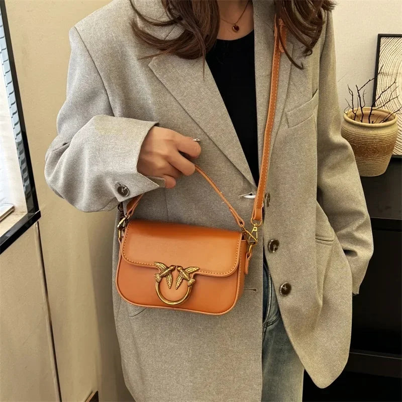 Sac à langer élégant et tendance pour femme, sac bandoulière de luxe, sac fourre-tout en cuir de créateur