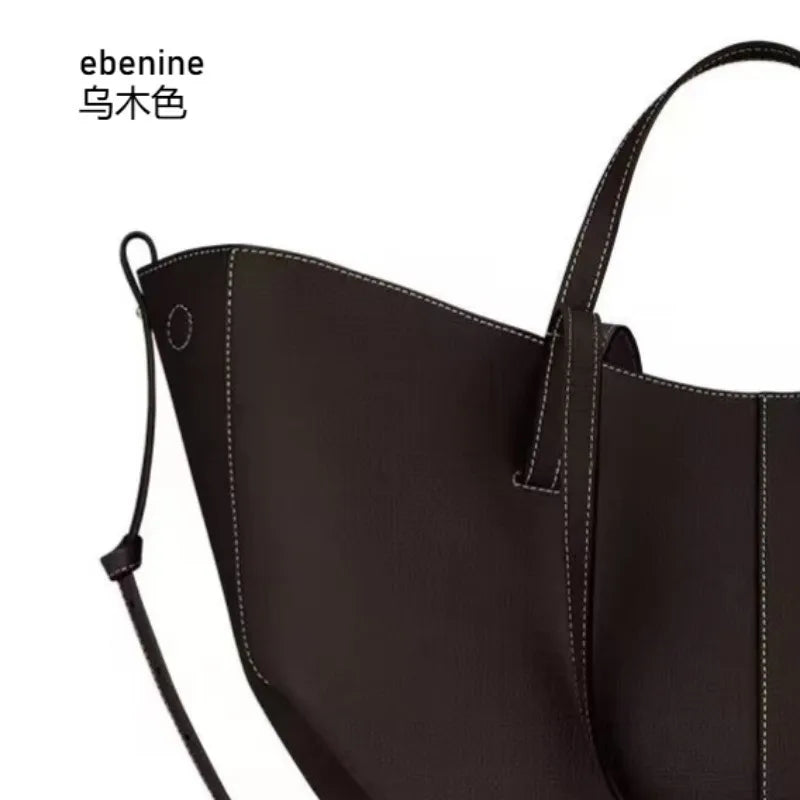 Sac fourre-tout rétro en cuir, nouveau modèle 2026, sac à bandoulière tendance pour femmes, grande capacité et design polyvalent
