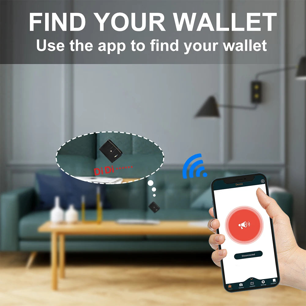 Portefeuille homme gp Tracker pour portefeuille Android et IOS portefeuille intelligent pour Gentleman portefeuille avec Airtag Tracker carte Gadget cadeau