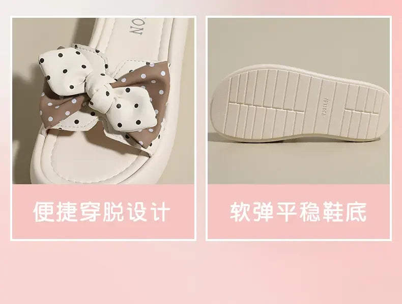 Nouvelles chaussures pour femmes 2026, style français haut de gamme, pantoufles d'extérieur antidérapantes, sandales d'été à semelle souple
