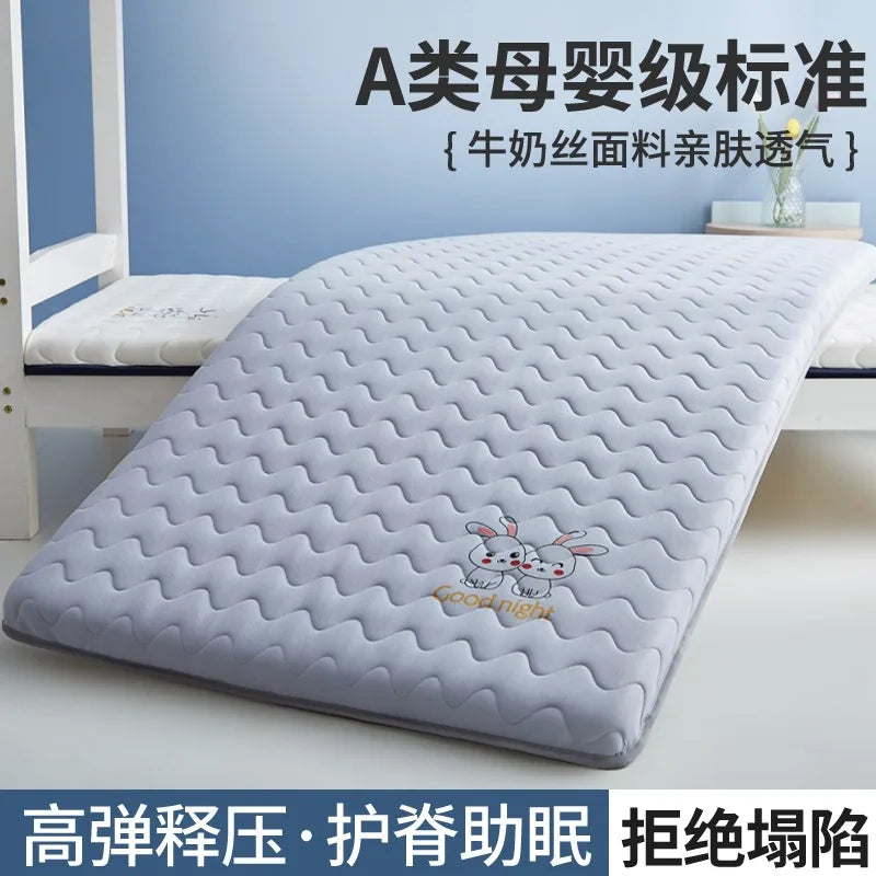 Matelas en latex souple pour usage domestique, tapis de couchage Tatami pour dortoir étudiant, matelas simple en éponge, spécial location, couette.