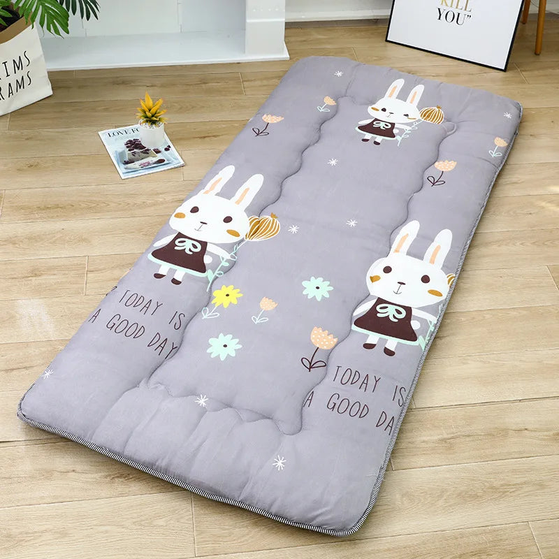 Matelas épais pliable simple pour dortoir, Tatami, coussin doux confortable et respirant