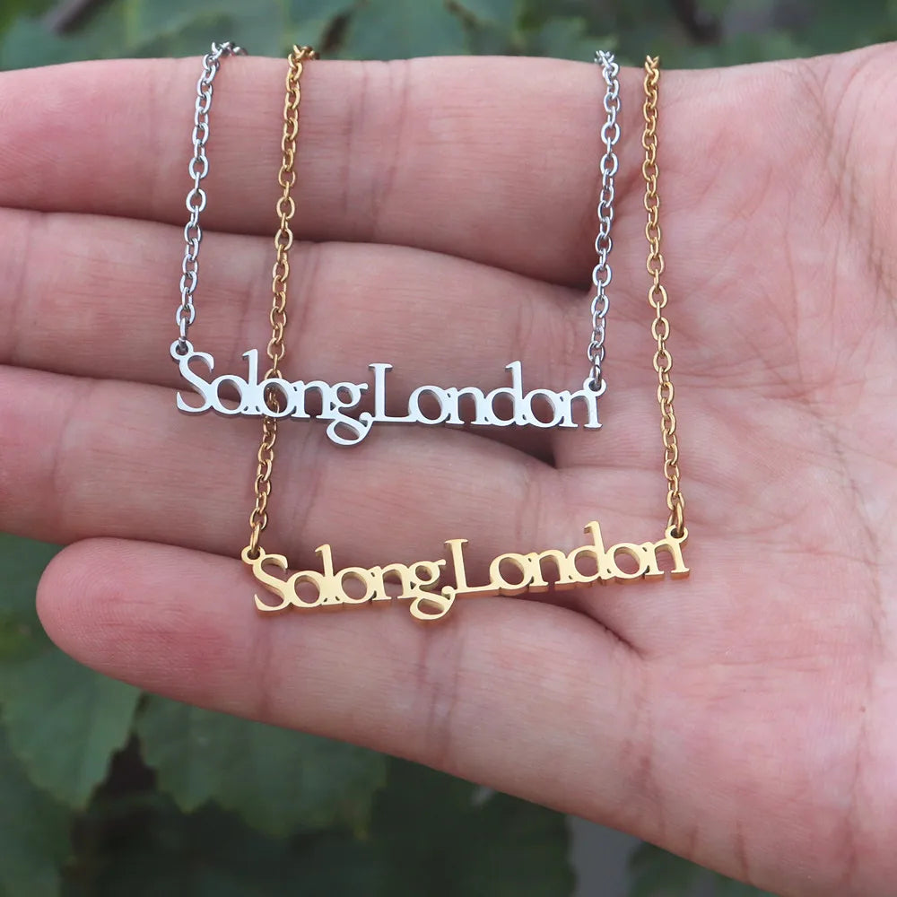 Nouveau 1989 TS version collier réputation chanteur Signature sans peur parler maintenant colliers pour amateur de musique TS inspiré Fan cadeau