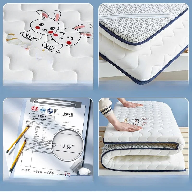 Matelas en latex souple pour usage domestique, tapis de couchage Tatami pour dortoir étudiant, matelas simple en éponge, spécial location, couette.