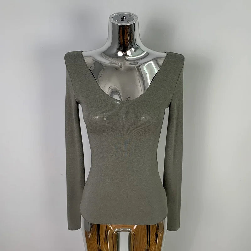 Femmes T-Shirt 2026 été basique t-shirt style décontracté col rond Femme vêtements Sexy poitrine basse voir à travers doux mince hauts T-Shirt Femme