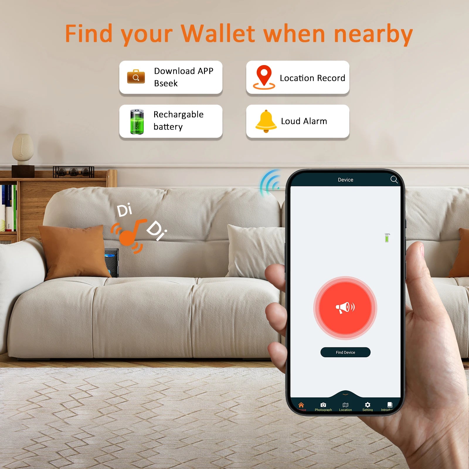 Portefeuille homme gp Tracker pour portefeuille Android et IOS portefeuille intelligent pour Gentleman portefeuille avec Airtag Tracker carte Gadget cadeau