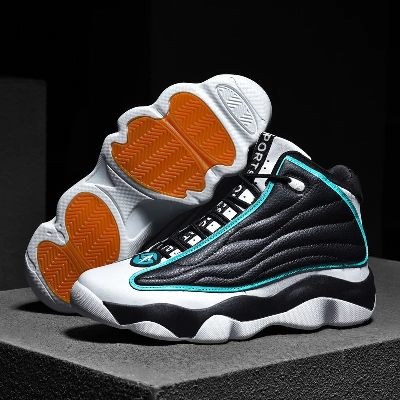 Chaussures de basket-ball classiques et pratiques pour sports de plein air décontractés pour hommes, semelle extérieure tendance, douce, confortable, antidérapante et résistante à l'usure