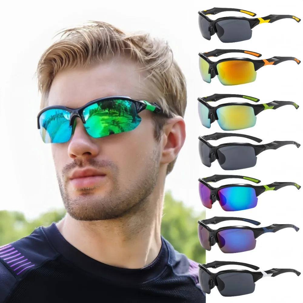 Lunettes de soleil homme sport cyclisme lunettes de soleil lunettes de soleil polarisées pour hommes pêche lunettes de soleil lunettes extérieures légères