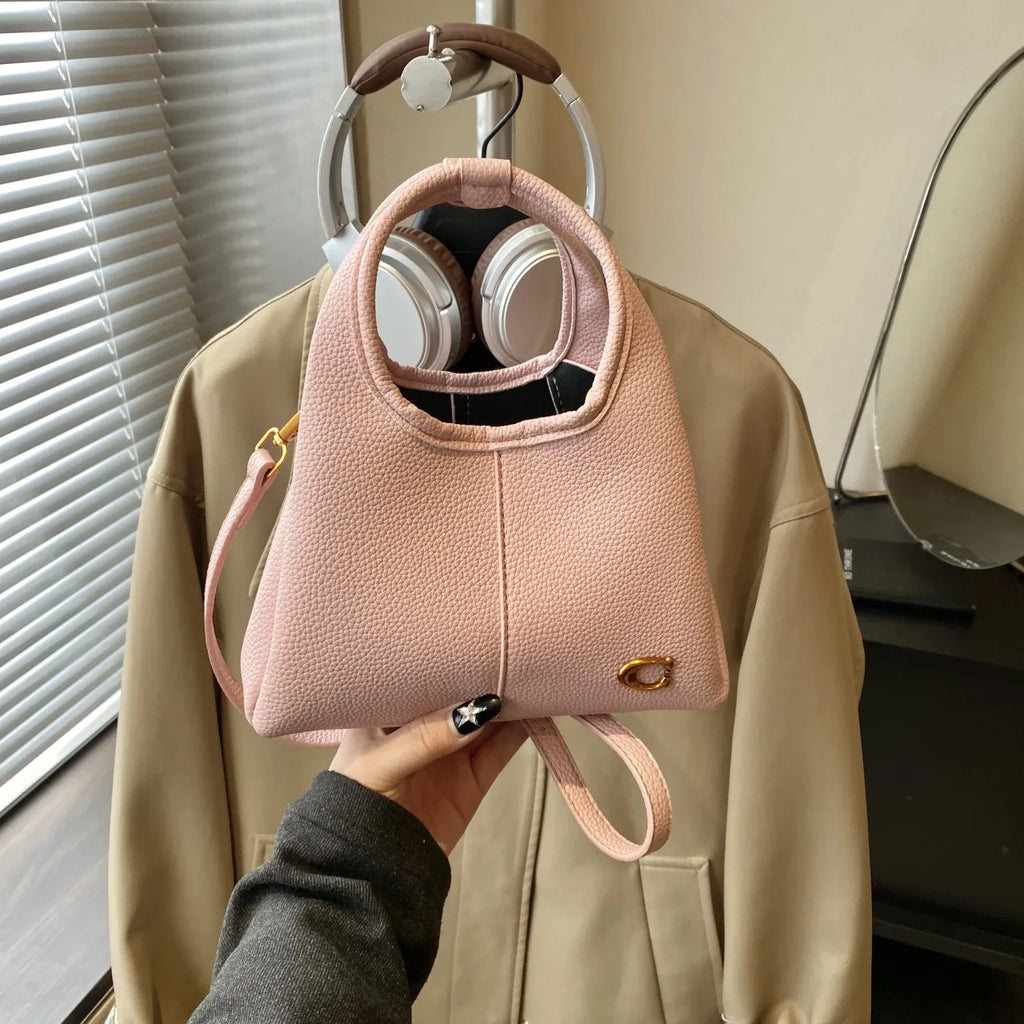 Sac seau en daim style coréen pour femme, sac à bandoulière décontracté, nouvelle collection printemps 2026