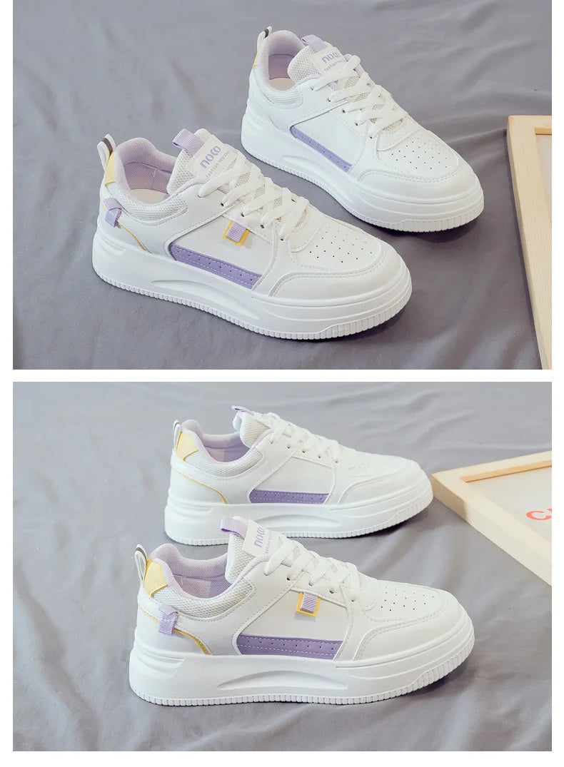 Basket Femme 2026 Nouvelle Collection Chaussures de Sport à Semelle Souple pour Femme, Chaussures Décontractées Haut de Gamme à Semelle Épaisse Printemps-Automne