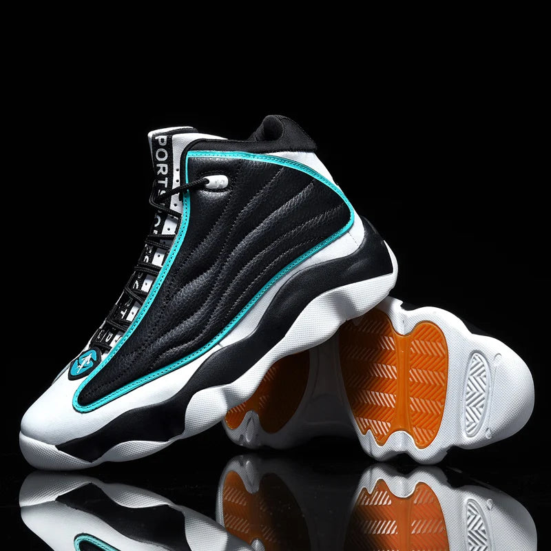 Chaussures de basket-ball classiques et pratiques pour sports de plein air décontractés pour hommes, semelle extérieure tendance, douce, confortable, antidérapante et résistante à l'usure