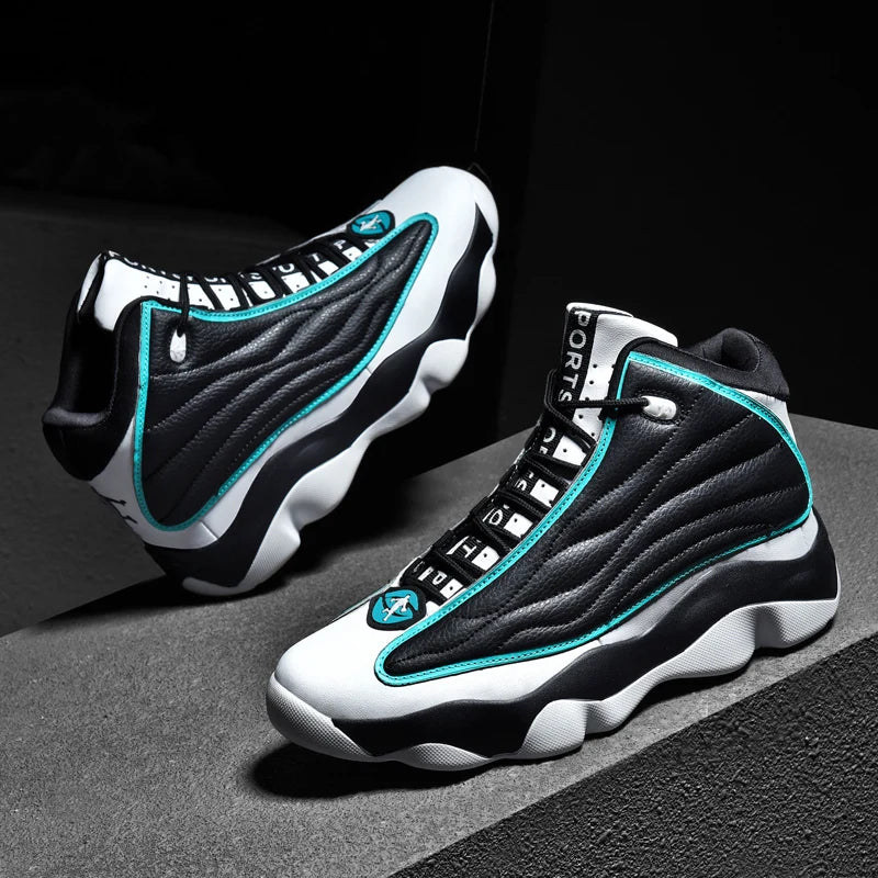 Chaussures de basket-ball classiques et pratiques pour sports de plein air décontractés pour hommes, semelle extérieure tendance, douce, confortable, antidérapante et résistante à l'usure