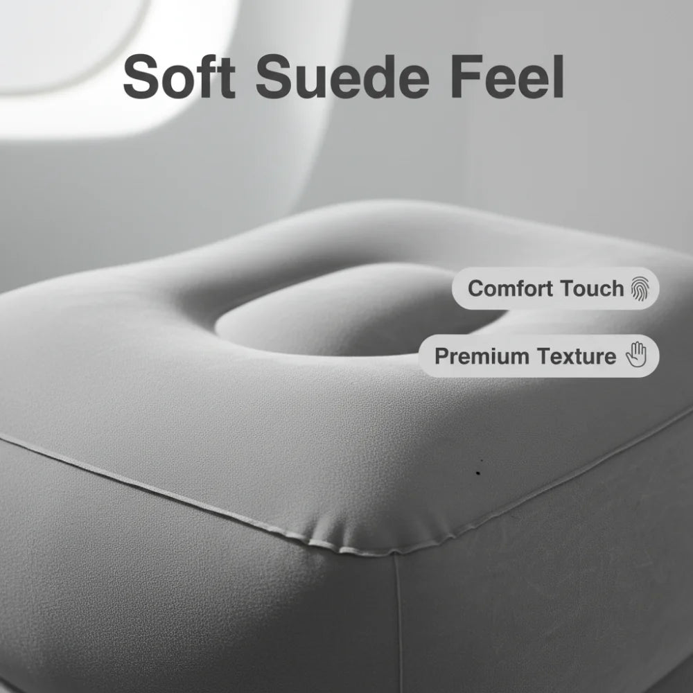 Matelas gonflable de repose-pieds d'air de tapis de trois couches pour le tapis confortable portatif de lit de voyage de sommeil