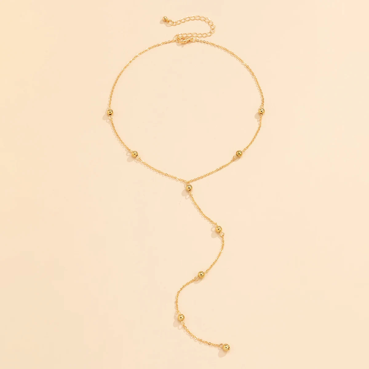 Ingemark minimalisme 2022 Long gland collier pour femmes filles Vintage poitrine mince chaîne boule pendentif femme cou bijoux cadeau nouveau