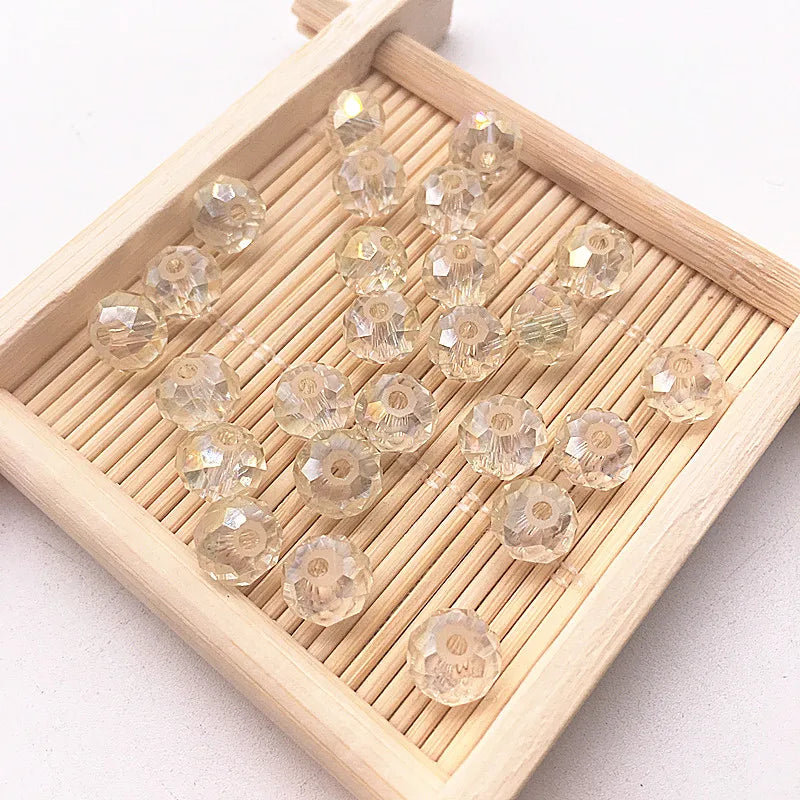 Nouveau 4x3/6x4/8x6mm Rondelle autriche perles de verre de cristal à facettes perles d'espacement en vrac fabrication de bijoux à bricoler soi-même pour Bracelet collier