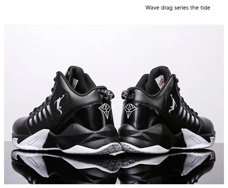 Baskets en cuir de marque pour hommes, chaussures de Basket-ball confortables, légères et antidérapantes, panier d'entraînement, bottes de basket-ball imperméables