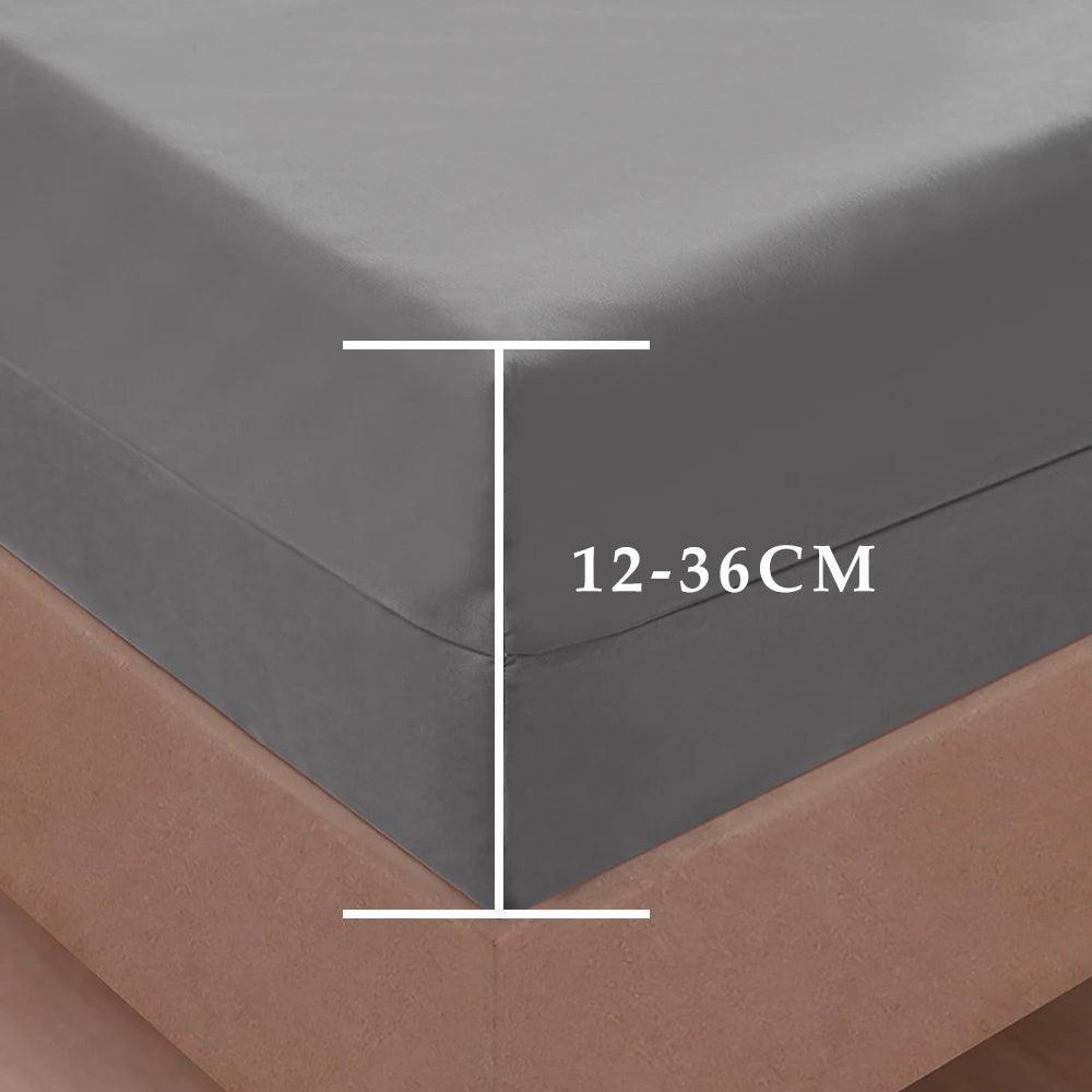 Juste de matelas imperméable entièrement fermée à 6 côtés avec fermeture éclair, drap-housse anti-poussière pour lit double, jumeau, complet, reine, roi