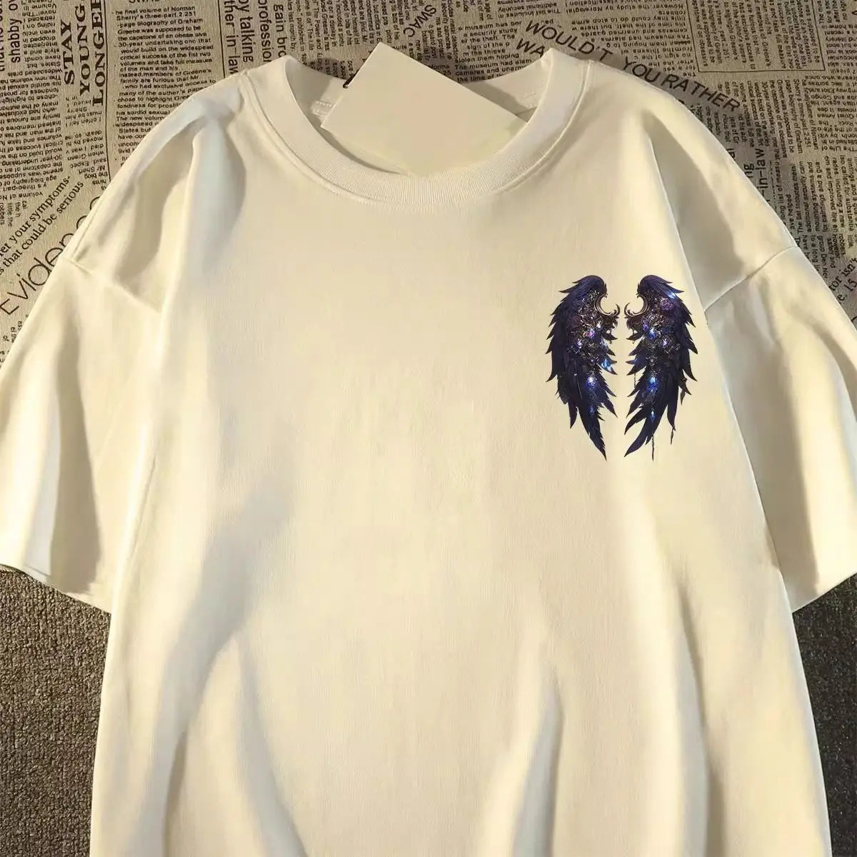 T-shirt à manches courtes pour femmes, pulls esthétiques élégants, t-shirt coréen, graphique en coton, vêtements d'été, mode décontractée
