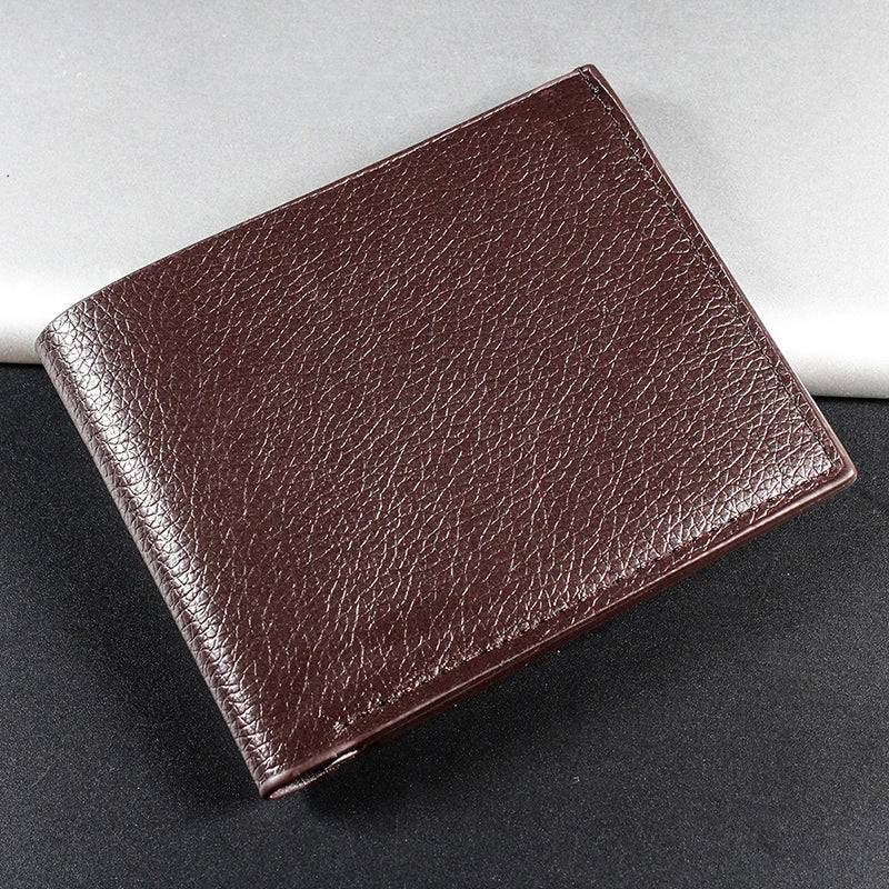 Portefeuille Homme en Cuir Artificiel Premium Portefeuille Court Noir pour Homme Produit Premium Portefeuille Homme