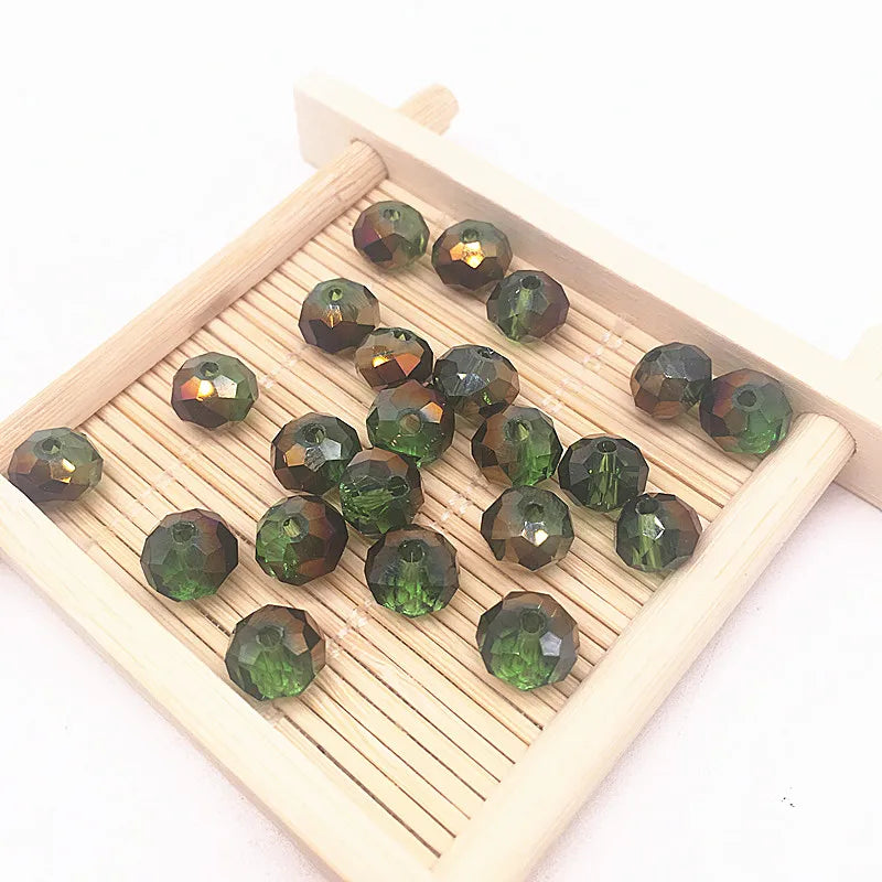 Nouveau 4x3/6x4/8x6mm Rondelle autriche perles de verre de cristal à facettes perles d'espacement en vrac fabrication de bijoux à bricoler soi-même pour Bracelet collier